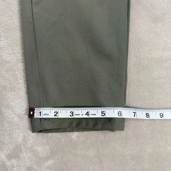 Lululemon ABC Pants Men Sz 34 Slim Fit Green Commission Warpstreme Chino LM5AF3S - Picture 11 of 11
